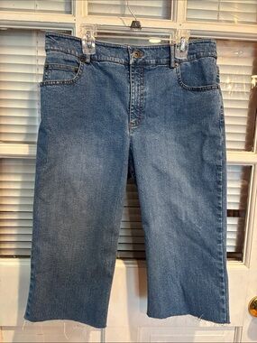 Women's Denim cut off jeans - Blue Short-Length Jean  Bermudas